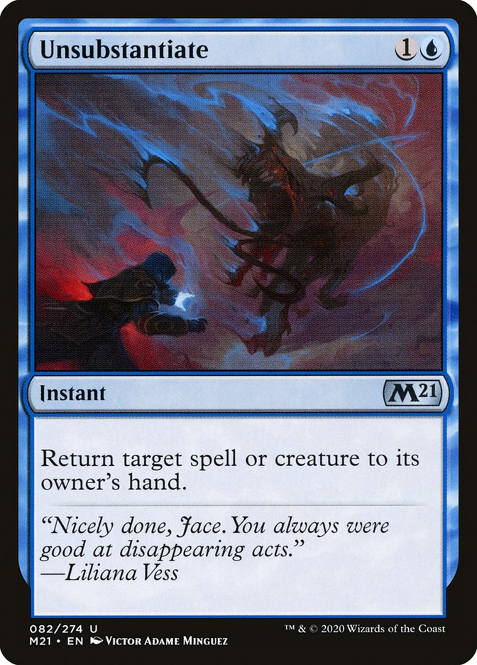 Unsubstantiate 82 (Core Set 2021)  - Foil | Good Games Adelaide SA