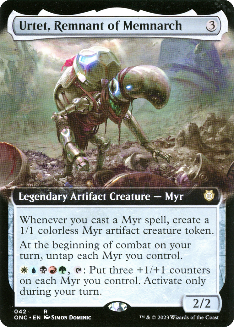 Urtet, Remnant of Memnarch (Extended Art) [Phyrexia: All Will Be One Commander] | Good Games Adelaide SA