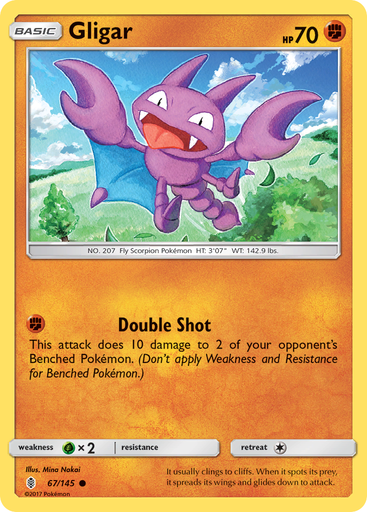 Gligar (67/145) [Sun & Moon: Guardians Rising] | Good Games Adelaide SA