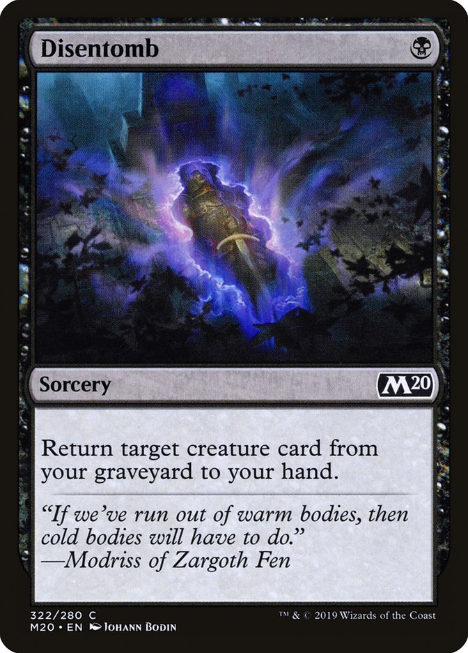Disentomb [Core Set 2020] | Good Games Adelaide SA