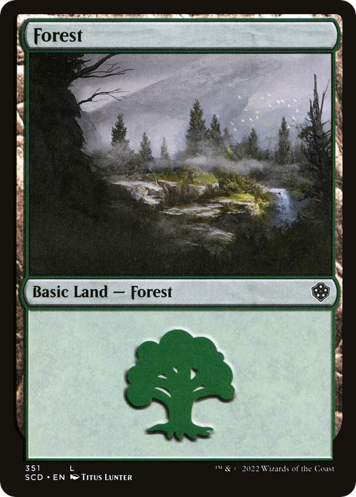 Forest 351 (Starter Commander Decks)  | Good Games Adelaide SA