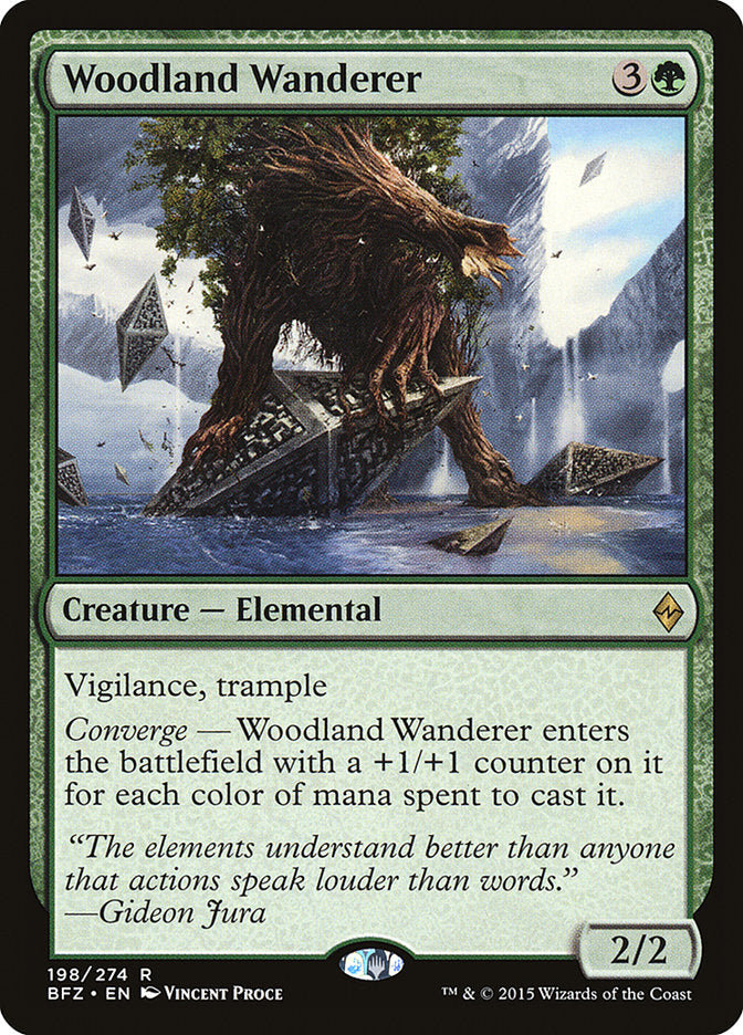 Woodland Wanderer [Battle for Zendikar] | Good Games Adelaide SA