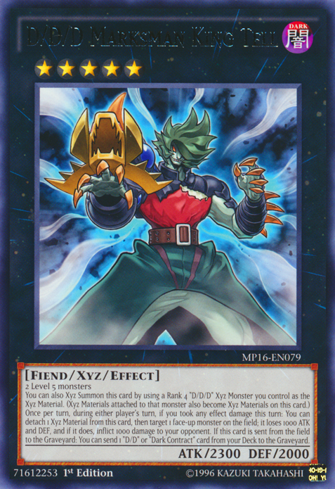 D/D/D Marksman King Tell [MP16-EN079] Rare | Good Games Adelaide SA