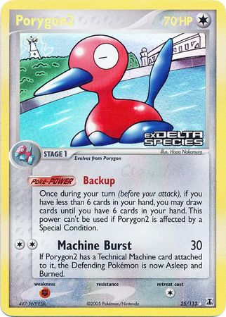 Porygon2 (25/113) (Stamped) [EX: Delta Species] | Good Games Adelaide SA