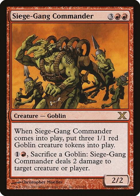 Siege Gang Commander 234 (10th Edition)  - Foil | Good Games Adelaide SA
