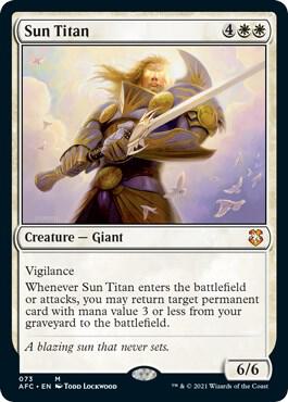 Sun Titan 73 (Commander: Adventures in the Forgotten Realms)  | Good Games Adelaide SA