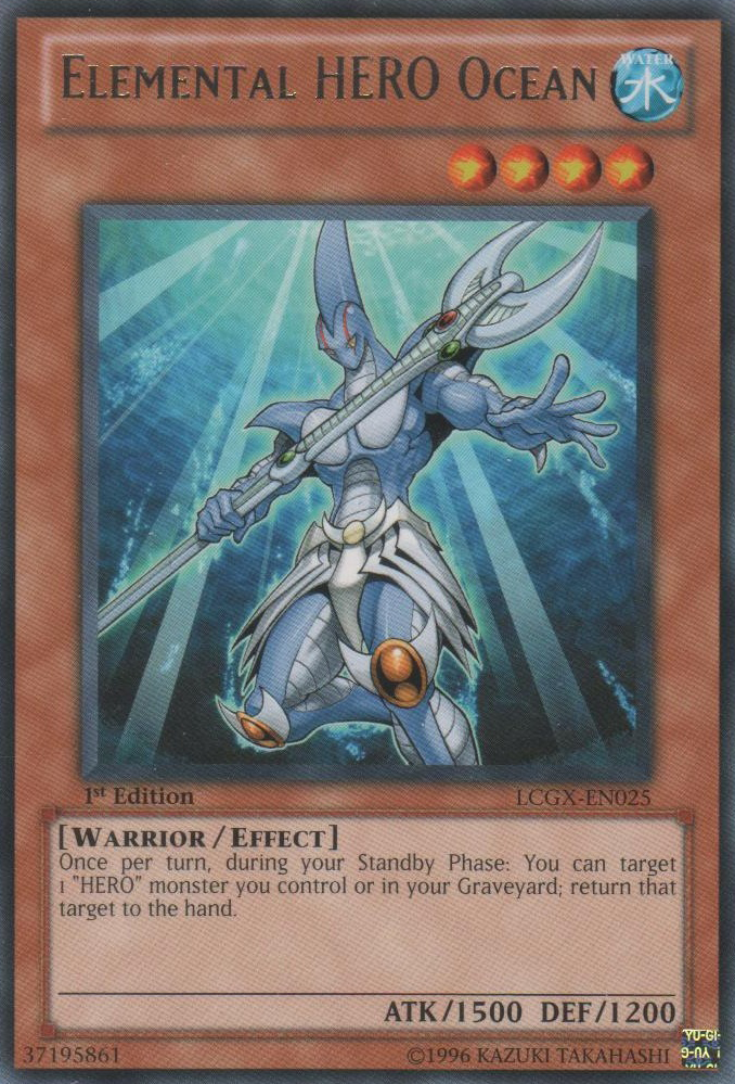 Elemental HERO Ocean [LCGX-EN025] Rare | Good Games Adelaide SA