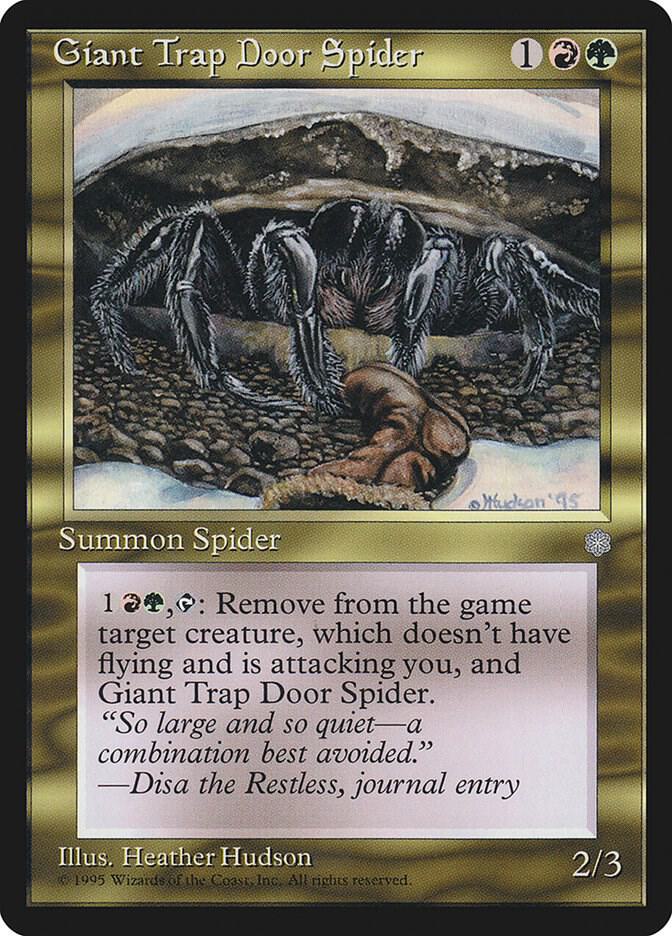 Giant Trap Door Spider  (Ice Age)  | Good Games Adelaide SA