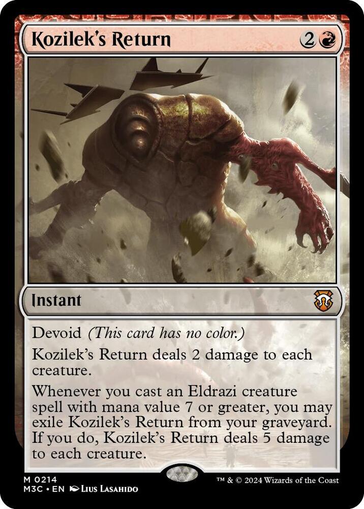 Kozilek's Return 214/411 (Commander: Modern Horizons 3)  - Ripple Foil | Good Games Adelaide SA