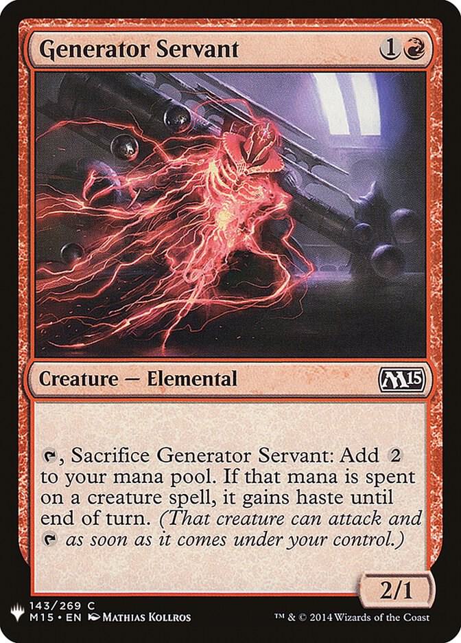 Generator Servant 143 (The List Reprints)  | Good Games Adelaide SA