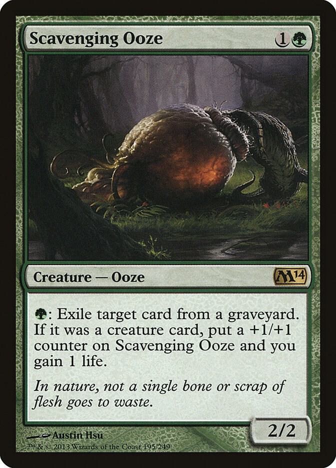 Scavenging Ooze 195 (Magic 2014 (M14))  - Foil | Good Games Adelaide SA
