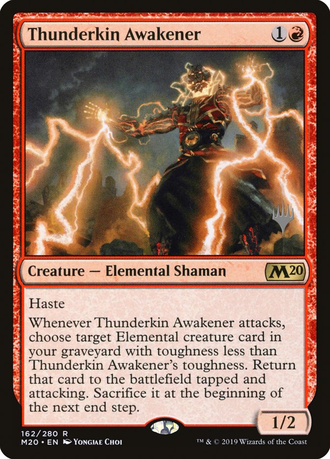 Thunderkin Awakener [Core Set 2020 Promos] | Good Games Adelaide SA