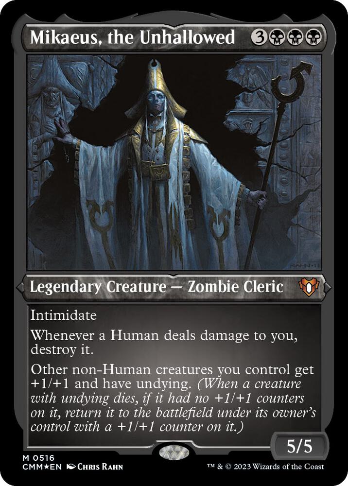 Mikaeus, the Unhallowed 516 (Commander Masters)  - Etched Foil | Good Games Adelaide SA