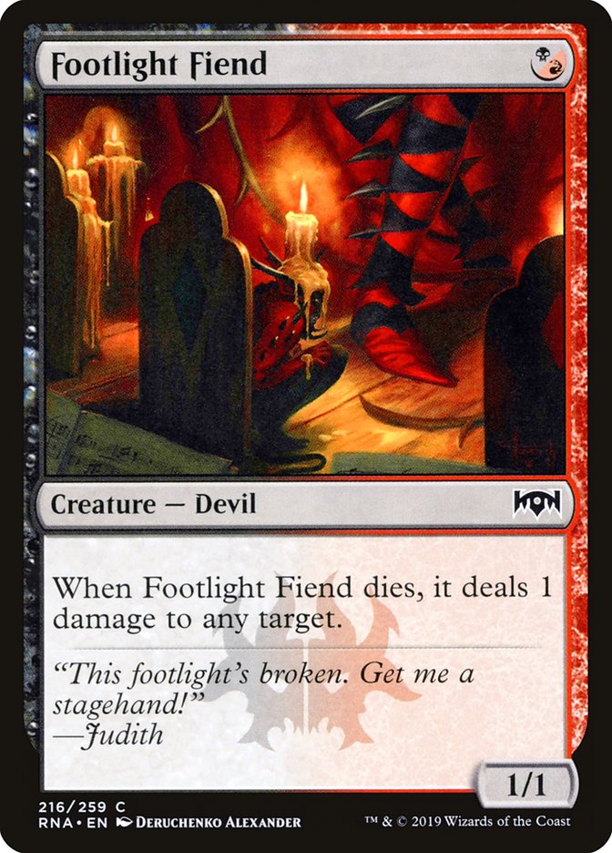 Footlight Fiend [Ravnica Allegiance] | Good Games Adelaide SA