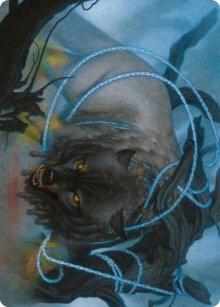 Bind the Monster Art Card 11 (Art Series: Kaldheim)  | Good Games Adelaide SA