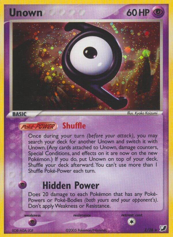 Unown Z Z/28 (Unseen Forces)  - Holofoil | Good Games Adelaide SA