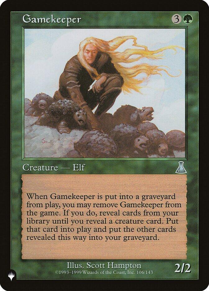 Gamekeeper 106/143 (The List Reprints)  | Good Games Adelaide SA