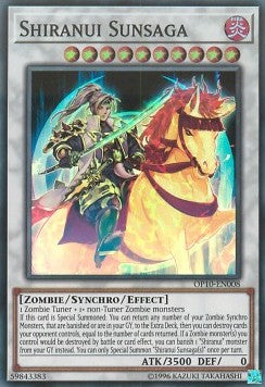 Shiranui Sunsaga [OP10-EN008] Super Rare | Good Games Adelaide SA
