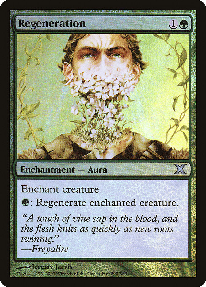 Regeneration (Premium Foil) [Tenth Edition] | Good Games Adelaide SA