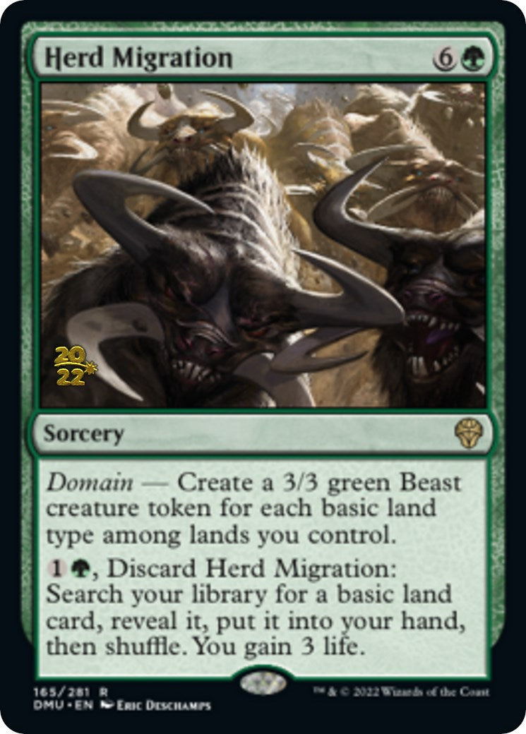 Herd Migration [Dominaria United Prerelease Promos] | Good Games Adelaide SA