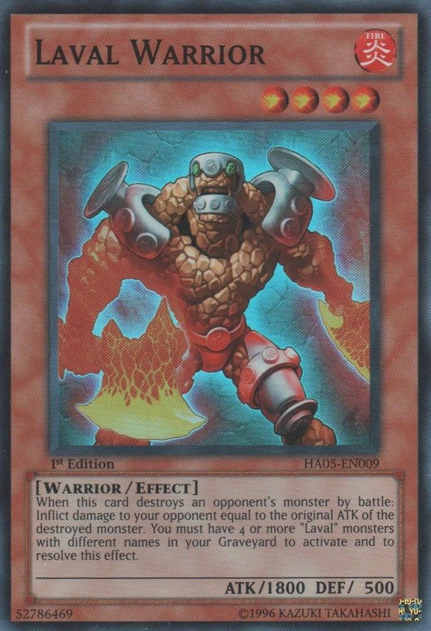 Laval Warrior [HA05-EN009] Super Rare | Good Games Adelaide SA