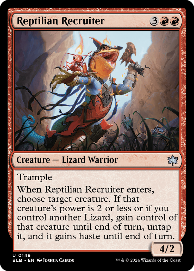 Reptilian Recruiter [Bloomburrow] | Good Games Adelaide SA