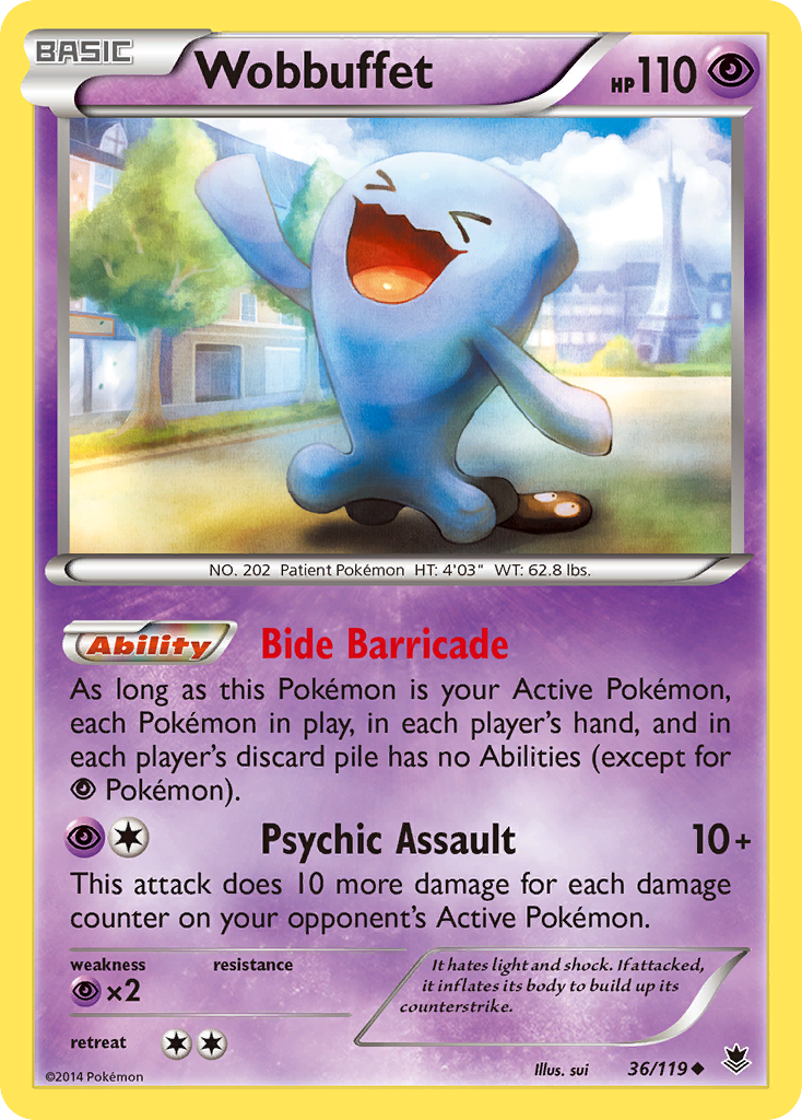 Wobbuffet (36/119) [XY: Phantom Forces] | Good Games Adelaide SA