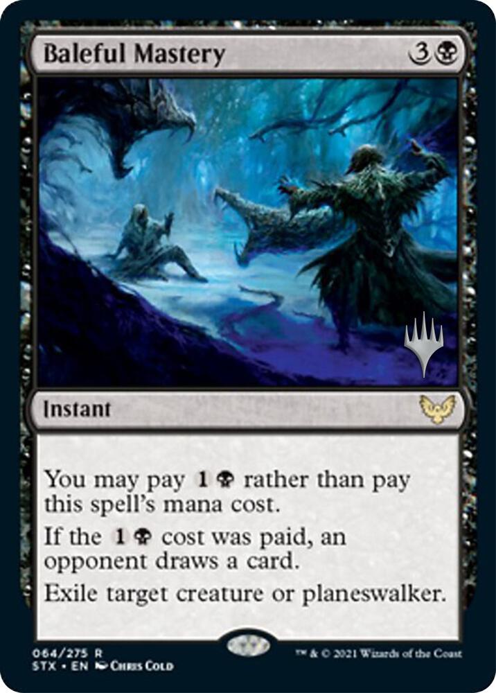 Baleful Mastery 64 (Promo Pack: Strixhaven)  - Foil | Good Games Adelaide SA