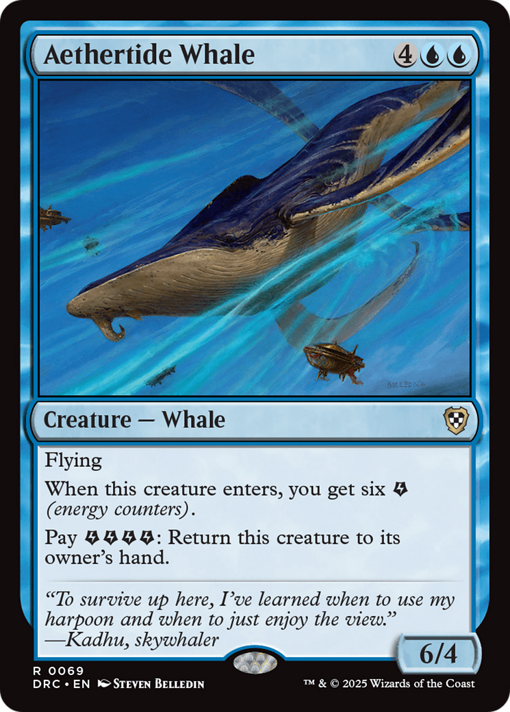 Aethertide Whale [Aetherdrift Commander] | Good Games Adelaide SA