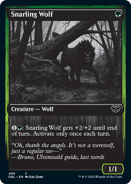 Snarling Wolf (486) [Innistrad: Double Feature] | Good Games Adelaide SA