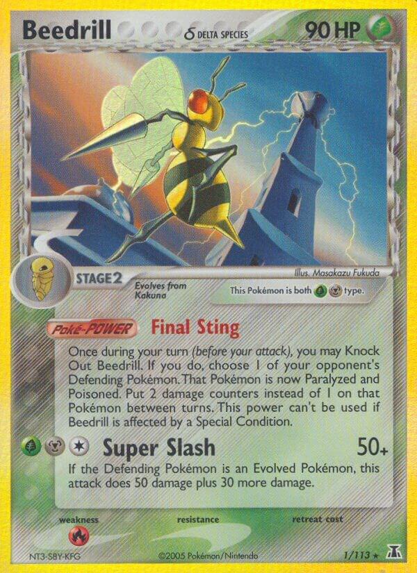 Beedrill Delta Species 1/113 (Delta Species)  - Holofoil | Good Games Adelaide SA