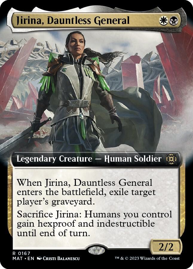 Jirina, Dauntless General 167 (March of the Machine: The Aftermath)  - Extended Art Foil | Good Games Adelaide SA