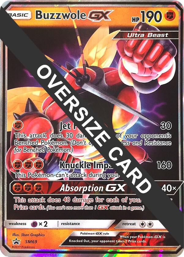 Buzzwole GX SM69 SM Black Star Promos SM69 (Jumbo Cards)  - Holofoil | Good Games Adelaide SA