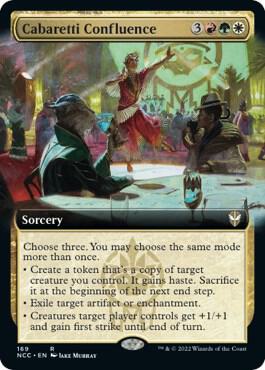 Cabaretti Confluence Extended Art 169 (Commander: Streets of New Capenna)  | Good Games Adelaide SA