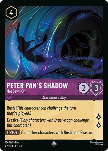 Peter Pans Shadow Not Sewn On 42/204 (Fabled)  | Good Games Adelaide SA