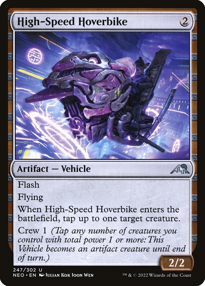 High-Speed Hoverbike 247 (Kamigawa: Neon Dynasty)  - Foil | Good Games Adelaide SA