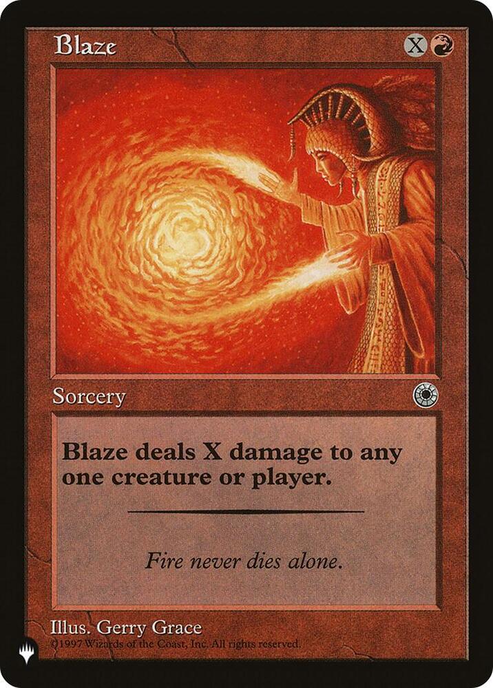 Blaze  (The List Reprints)  | Good Games Adelaide SA