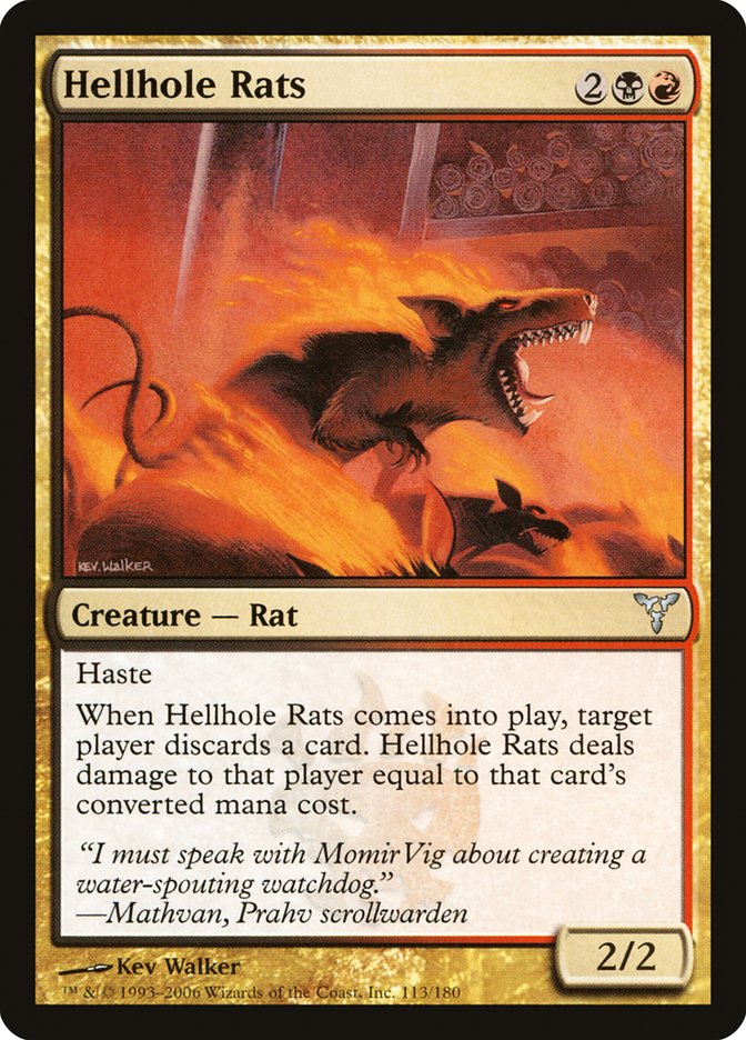 Hellhole Rats 113 (Dissension)  - Foil | Good Games Adelaide SA