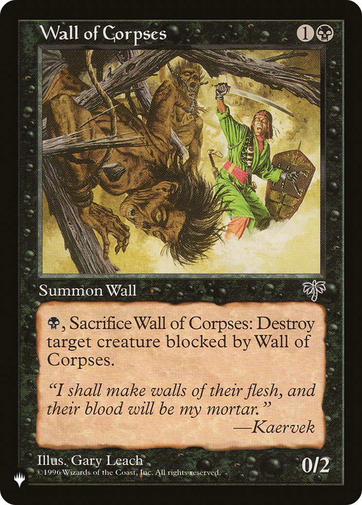 Wall of Corpses [The List Reprints] | Good Games Adelaide SA