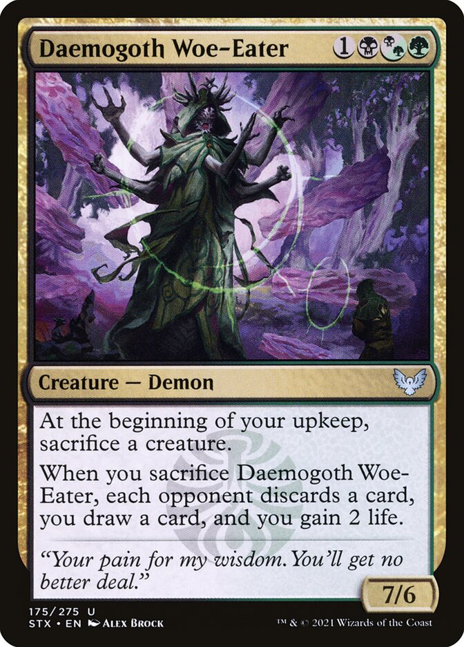 Daemogoth Woe-Eater 175 (Strixhaven: School of Mages)  | Good Games Adelaide SA