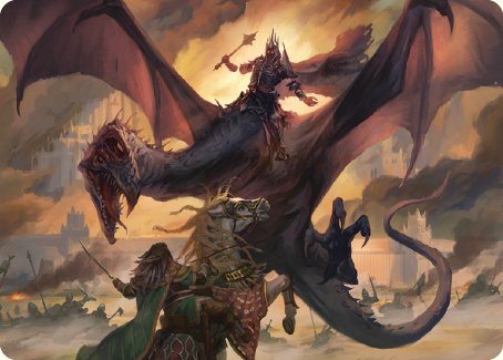 Witch-king, Bringer of Ruin Art Card [The Lord of the Rings: Tales of Middle-earth Art Series] | Good Games Adelaide SA