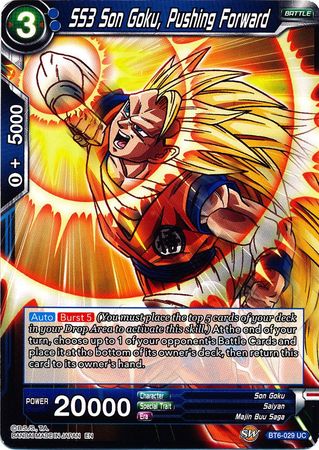 SS3 Son Goku, Pushing Forward [BT6-029] | Good Games Adelaide SA