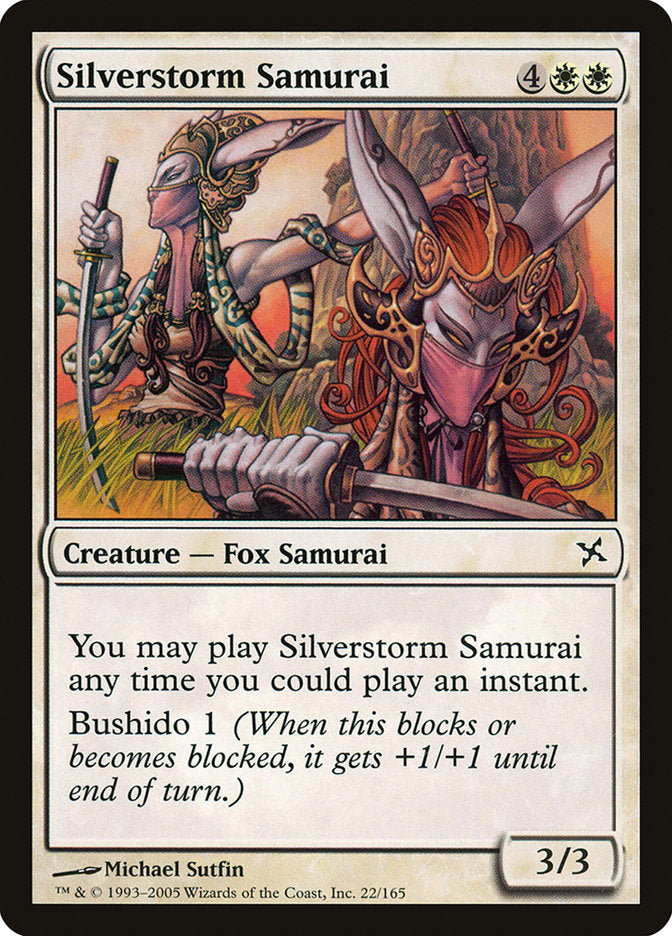 Silverstorm Samurai 22 (Betrayers of Kamigawa)  - Foil | Good Games Adelaide SA