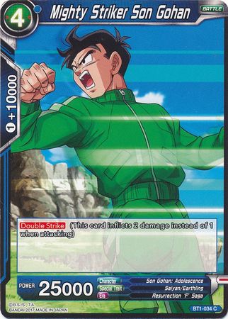 Mighty Striker Son Gohan [BT1-034] | Good Games Adelaide SA