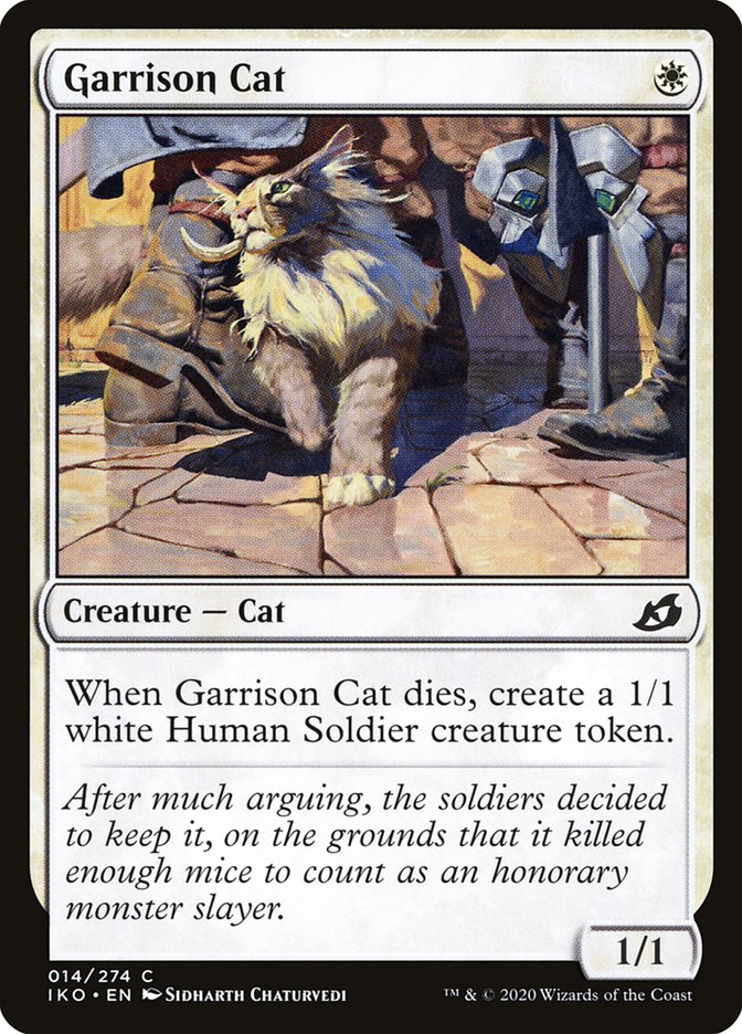 Garrison Cat 14 (Ikoria: Lair of Behemoths)  - Foil | Good Games Adelaide SA