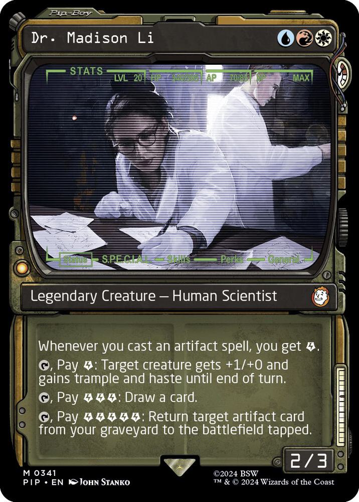 Dr Madison Li Showcase 341 (Universes Beyond: Fallout)  - Foil | Good Games Adelaide SA