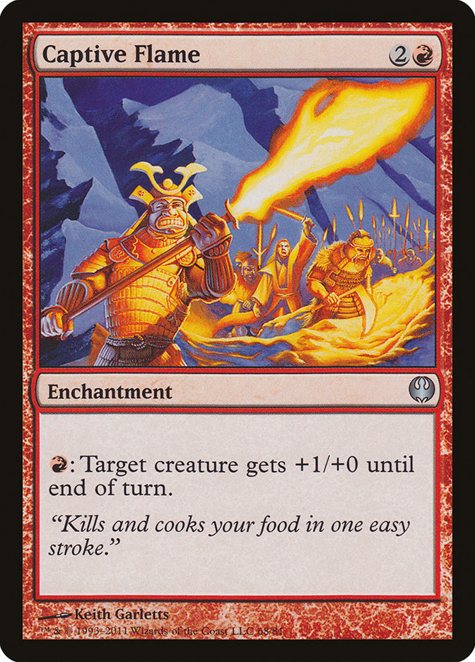 Captive Flame 68 (Duel Decks: Knights vs. Dragons)  | Good Games Adelaide SA