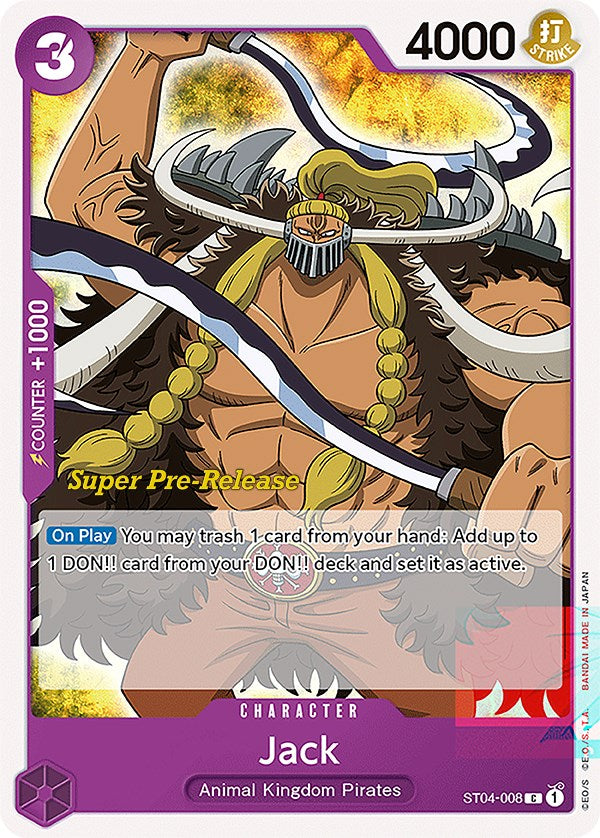 Jack [Super Pre-Release Starter Deck: Animal Kingdom Pirates] | Good Games Adelaide SA