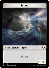 Spirit (0010) // Graveborn Double-Sided Token [Commander Masters Tokens] | Good Games Adelaide SA