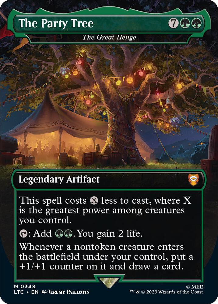 The Party Tree The Great Henge 348 (Commander: The Lord of the Rings: Tales of Middle-earth)  - Foil | Good Games Adelaide SA